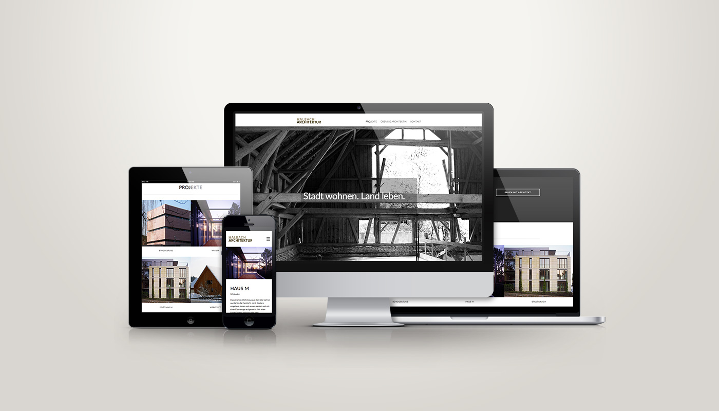 Responsive Website Halbach Architektur